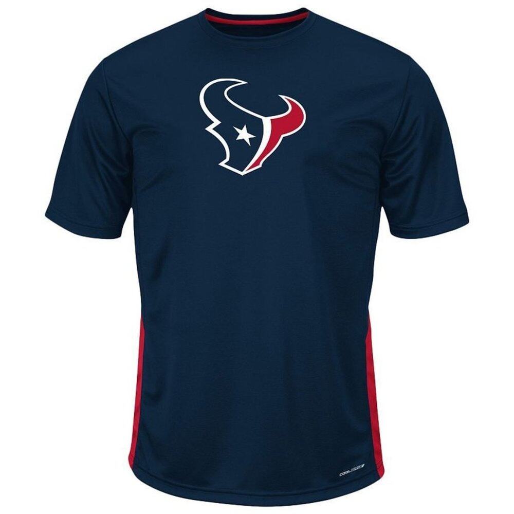 New! NFL Men's Houston Texans Synthetic Shirt Tee Top XL 46-48